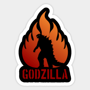 GODZILLA Sticker